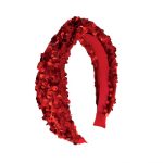 Obroč za lase - Sequin Velvet Red