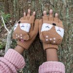 Pletene rokavice Doris Deer (3 -6 let) - slika 2